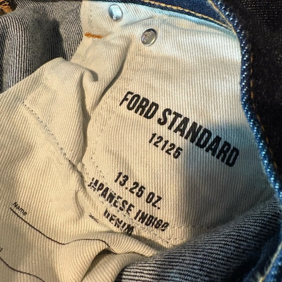 NWT Buck Mason Deep Indigo Japanese Denim Ford Standard 32x34 Retail $198 - Picture 9 of 9